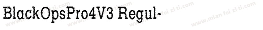 BlackOpsPro4V3 Regul字体转换